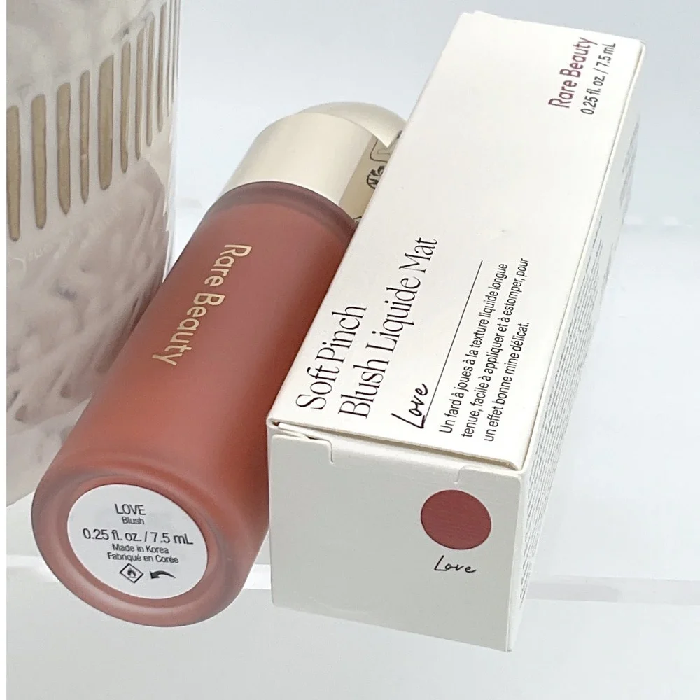 Rare Beauty Soft Pinch Liquid Blush Matte Love 0.25oz‎ New In Box
